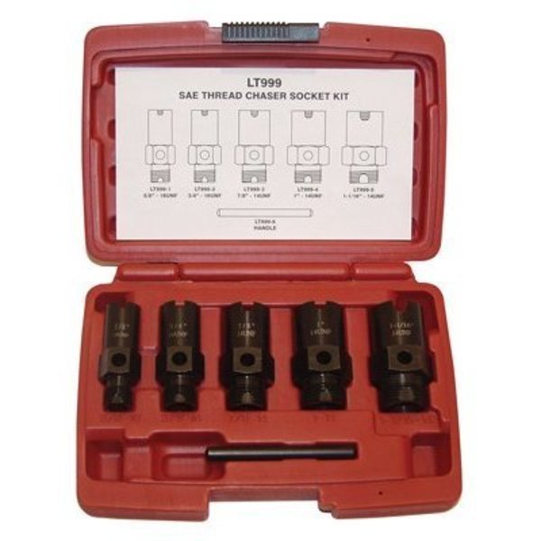 SAE THREAD CHASER SOCKET KIT, Lock Technology, Mfr#: LT999